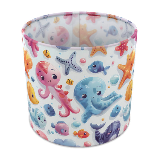 Playful Octopuses and Stars lampshade - 20cm Table