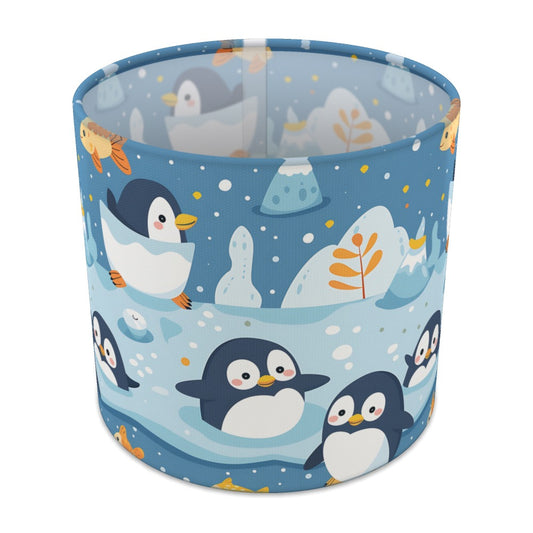 Penguins and Icebergs lampshade - 20cm Table