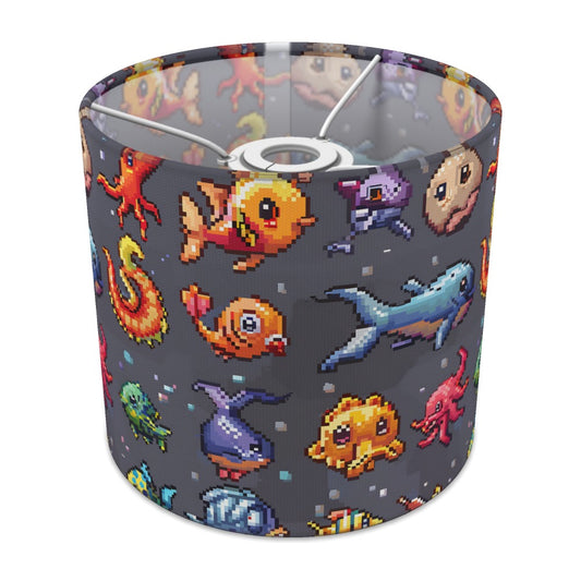 Colourful Sea Creatures lampshade - 20cm Ceiling