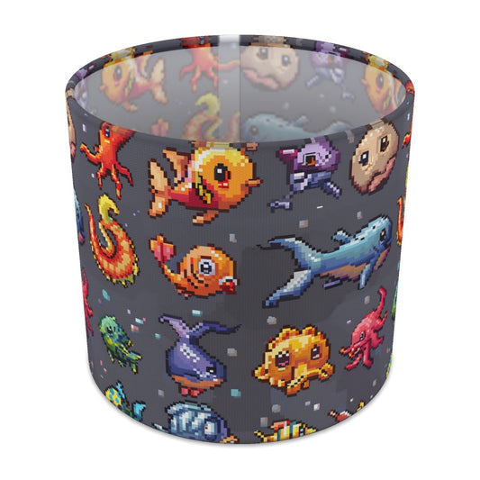 Colourful Sea Creatures lampshade - 20cm Table