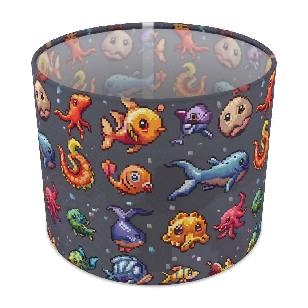 Colourful Sea Creatures lampshade - 25cm Table