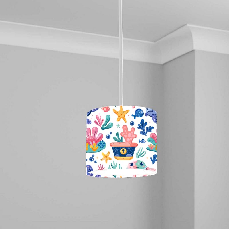 Aquatic Lampshade Kids Bedroom LightShade ver329 20CM X 18.5CM
