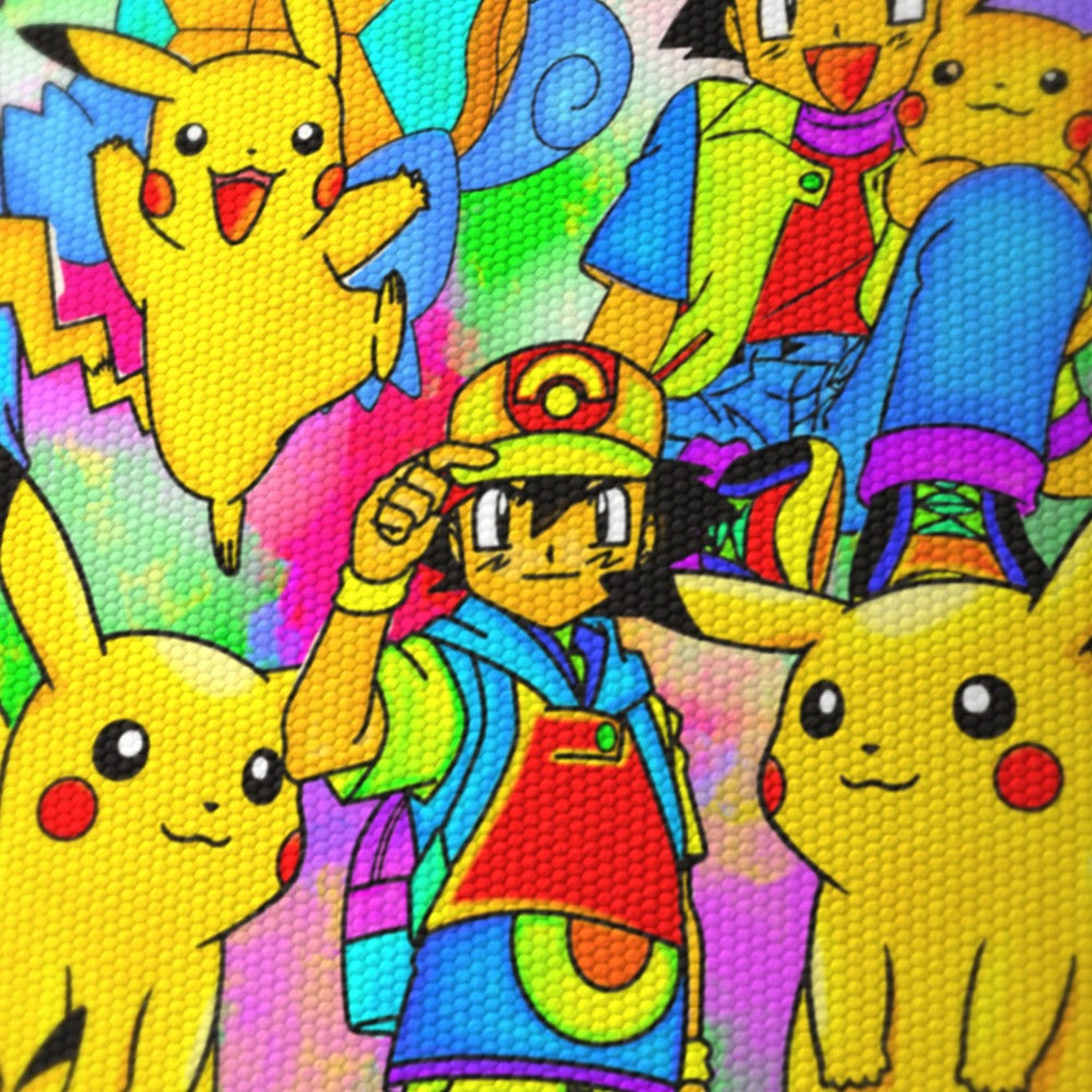 Bright Pok Mon Characters Pattern lampshade