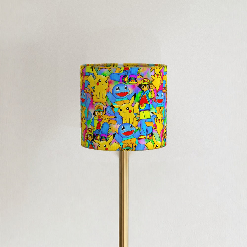 Bright Pok Mon Characters Pattern lampshade