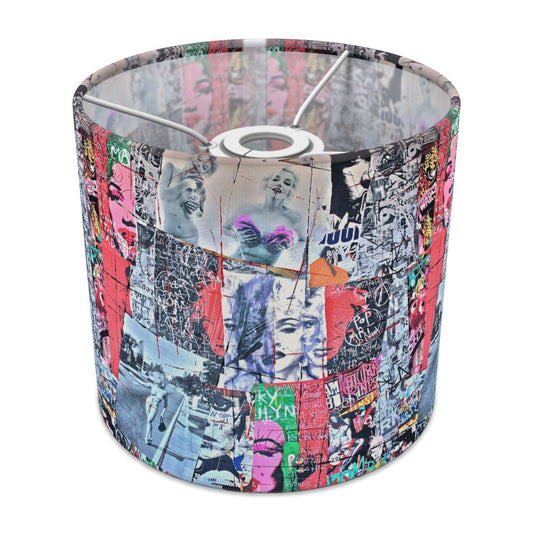 Vibrant Street Art Collage lampshade - 20cm Ceiling