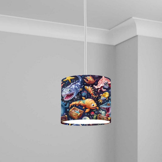 Aquatic Lampshade Kids Bedroom LightShade ver68 20CM X 18.5CM