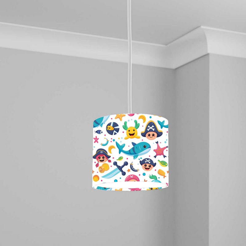 Aquatic Lampshade Kids Bedroom LightShade ver298 20CM X 18.5CM