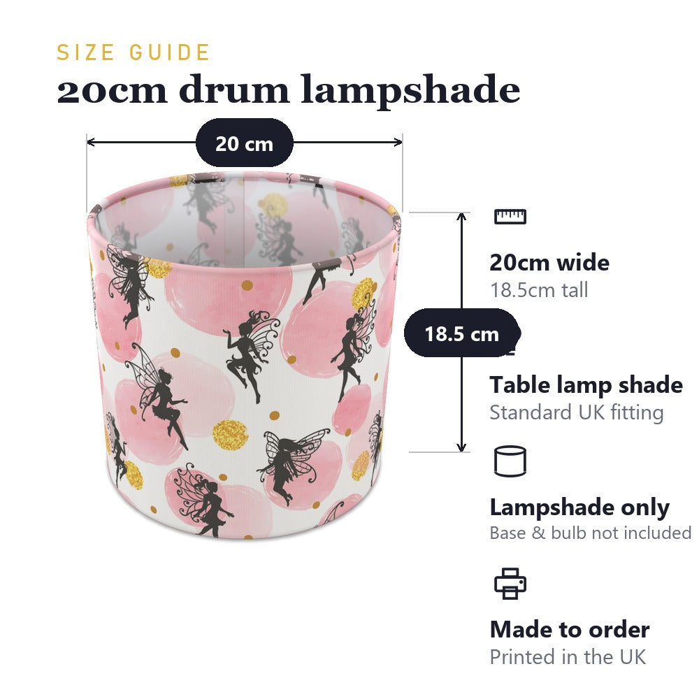 Silhouette Fairys lampshade