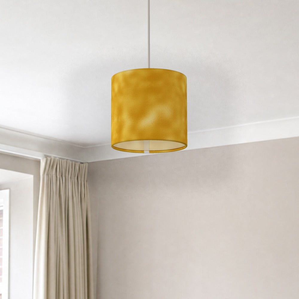 Vibrant Yellow-orange Pattern lampshade