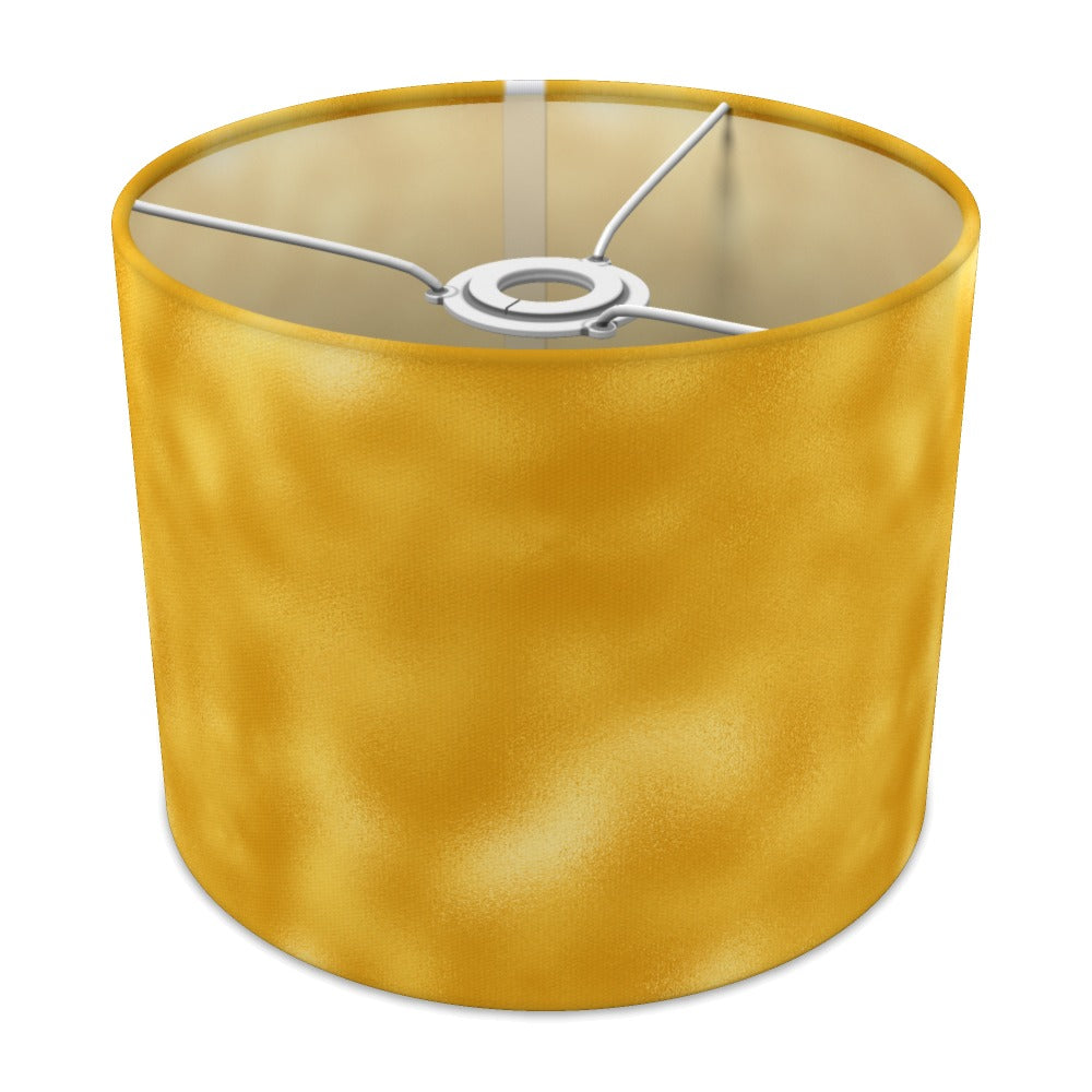 Vibrant Yellow-orange Pattern lampshade - 25cm Ceiling