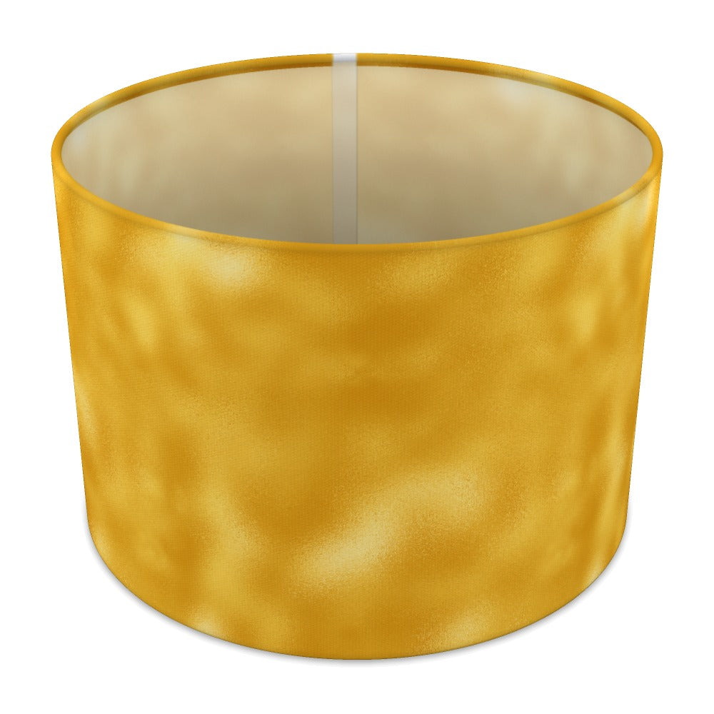 Vibrant Yellow-orange Pattern lampshade - 30cm Table