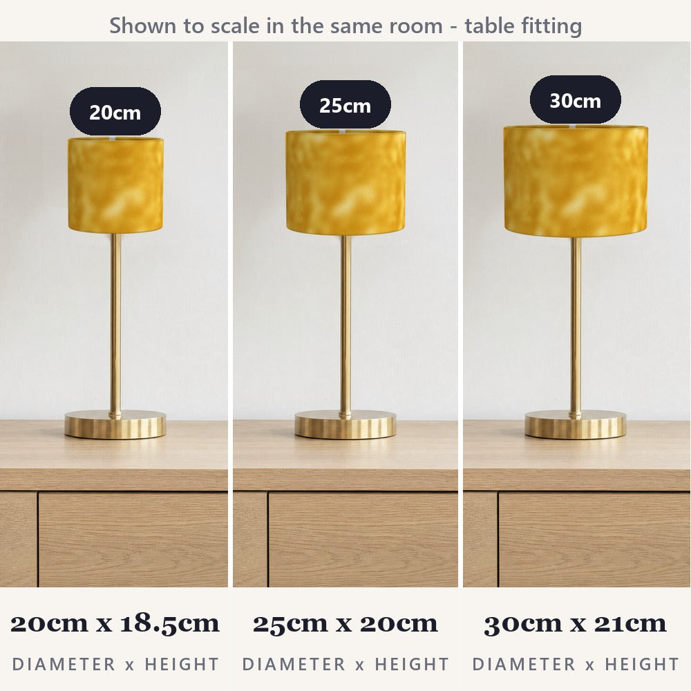 Vibrant Yellow-orange Pattern lampshade