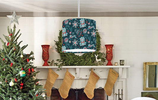 Christmas lampshade Xmas Day Decoration Lightshade 20CM X 18.5CM