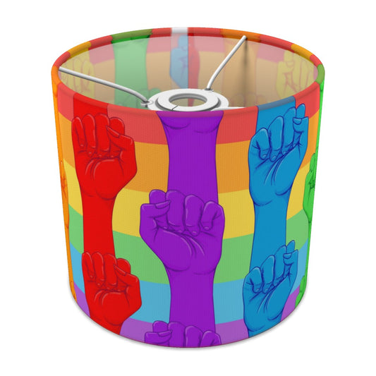 Rainbow Fist Pride lampshade - 20cm Ceiling