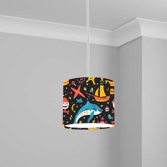 Aquatic Lampshade Kids Bedroom LightShade ver294 20CM X 18.5CM