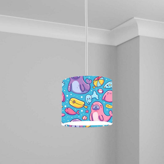 Aquatic Lampshade Kids Bedroom LightShade ver338 20CM X 18.5CM