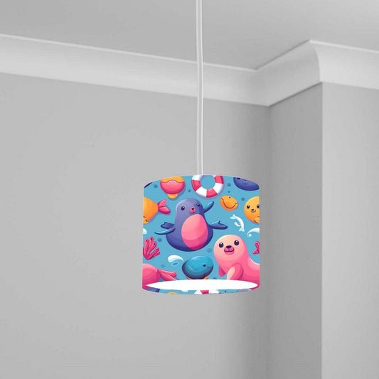 Aquatic Lampshade Kids Bedroom LightShade ver204 20CM X 18.5CM