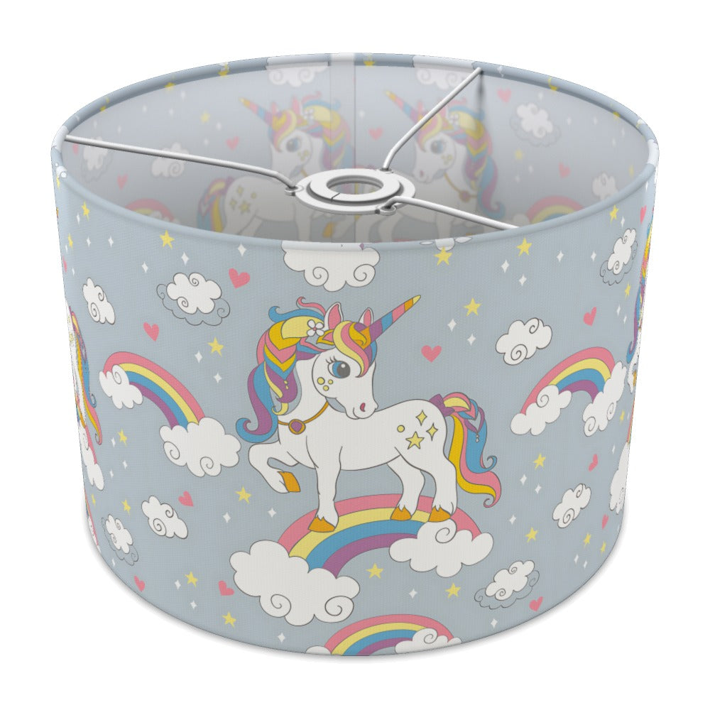 Enchanting Unicorn on Rainbow lampshade - 30cm Ceiling
