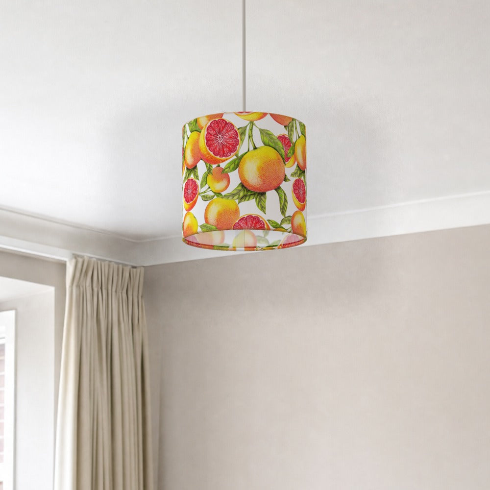 Vibrant Citrus Fruit lampshade