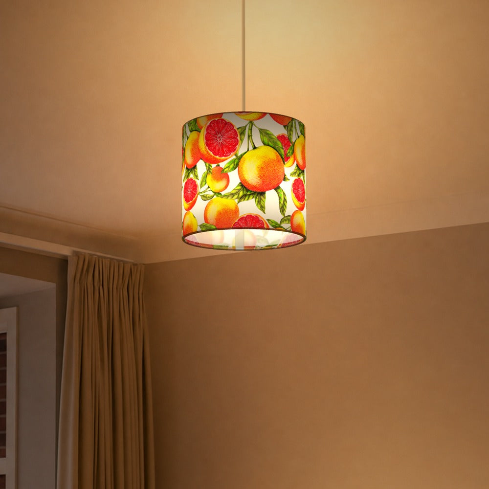Vibrant Citrus Fruit lampshade