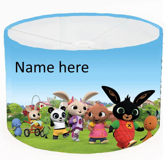 Personalized animated figure Ceiling Lampshade Lightshade for Nursery - 20cm x 18.5cm