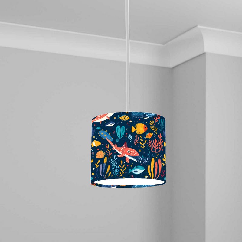Aquatic Lampshade Kids Bedroom LightShade ver348 20CM X 18.5CM