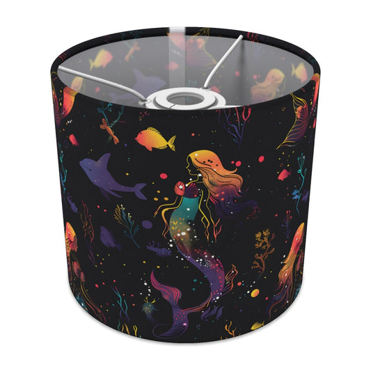 Colourful Mermaids and Fish lampshade - 20cm Ceiling