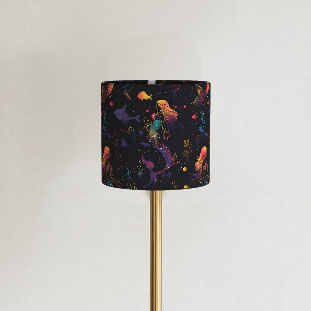 Colourful Mermaids and Fish lampshade