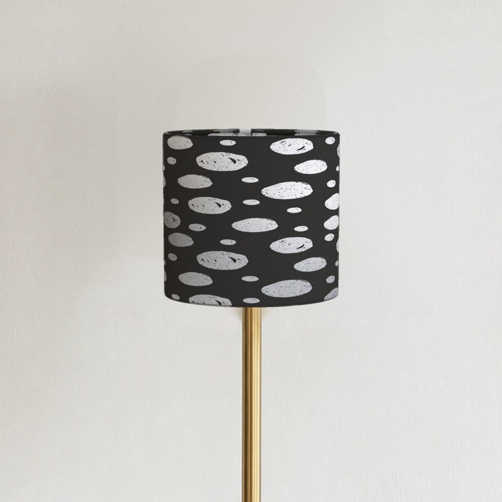 Silver Polkadot Pattern lampshade
