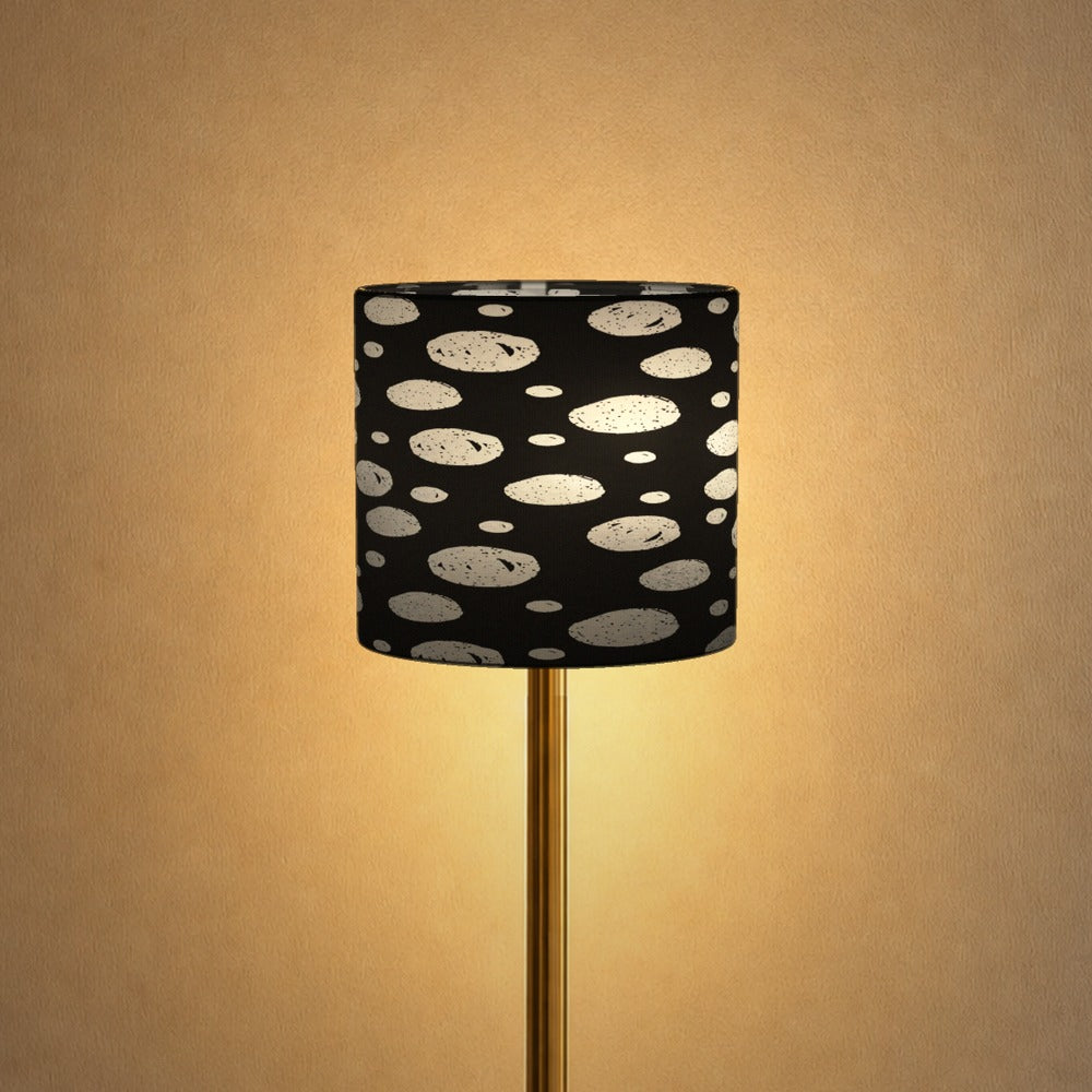 Silver Polkadot Pattern lampshade
