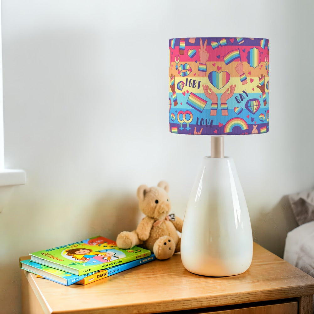 Vibrant Lgbt Rainbow Pride lampshade