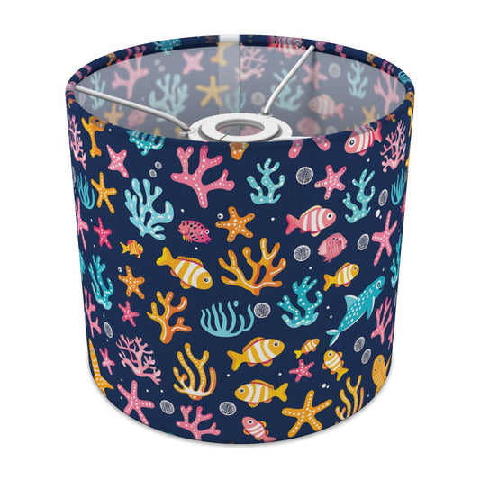 Fish Starfish Coral lampshade - 20cm Ceiling