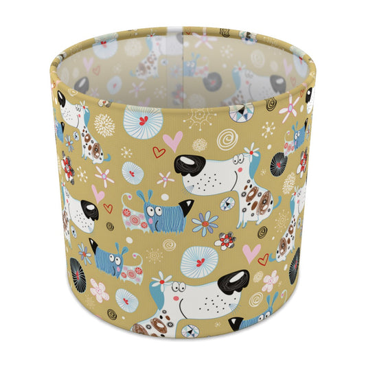 Playful Puppy Paws lampshade - 20cm Table