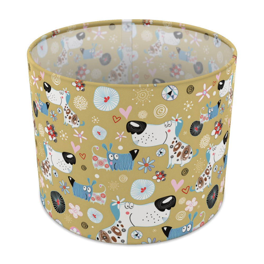 Playful Puppy Paws lampshade - 25cm Table