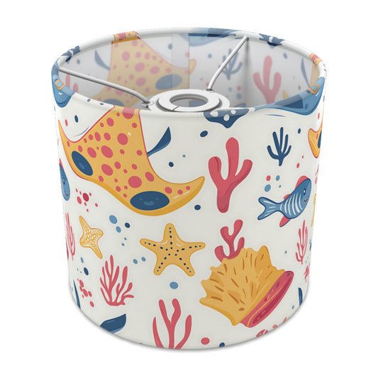 Colourful Starfish and Coral lampshade - 20cm Ceiling