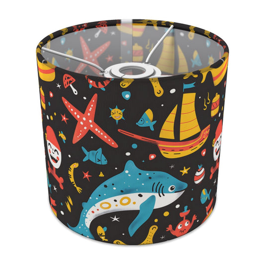 Bright Shark and Starfish lampshade - 20cm Ceiling