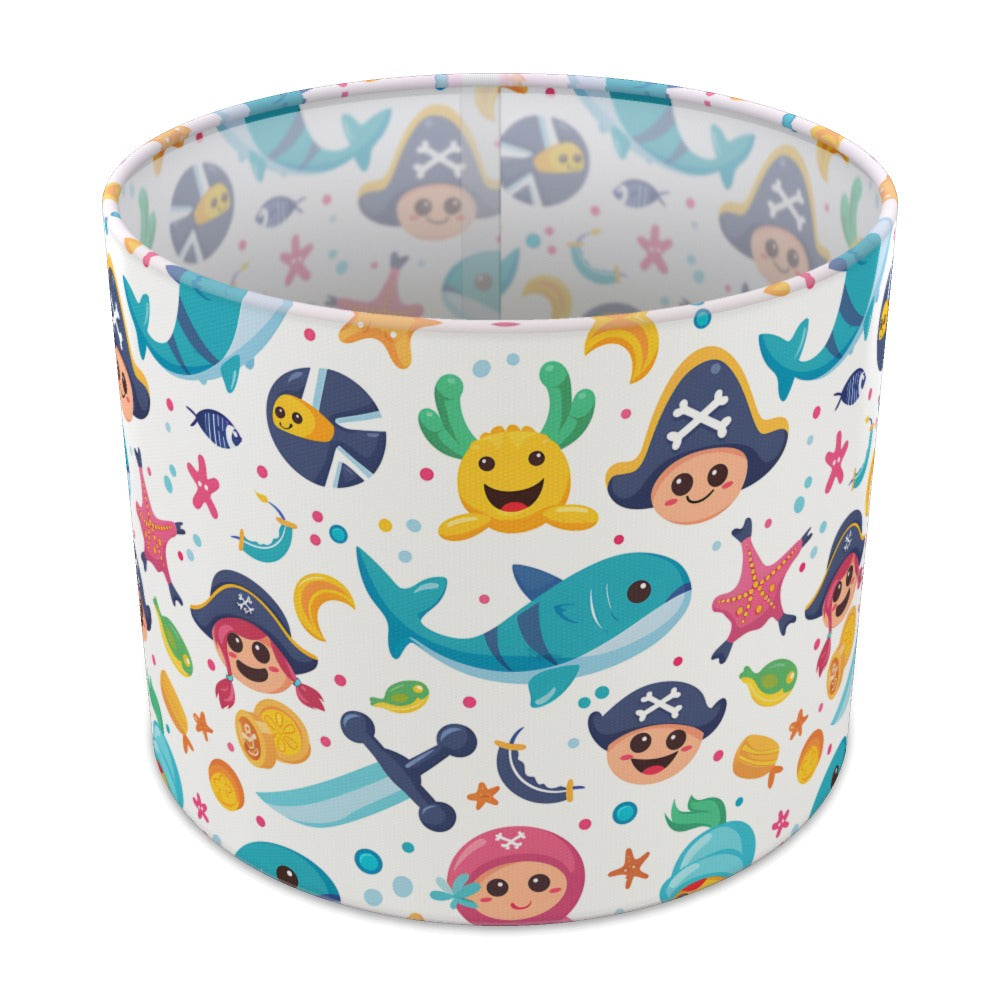 Pirate Characters and Fish lampshade - 25cm Table