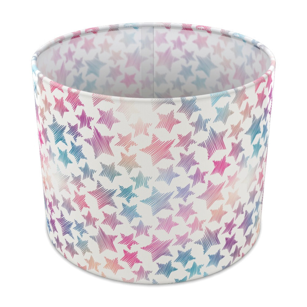 Multicolor Star Pattern lampshade - 25cm Table