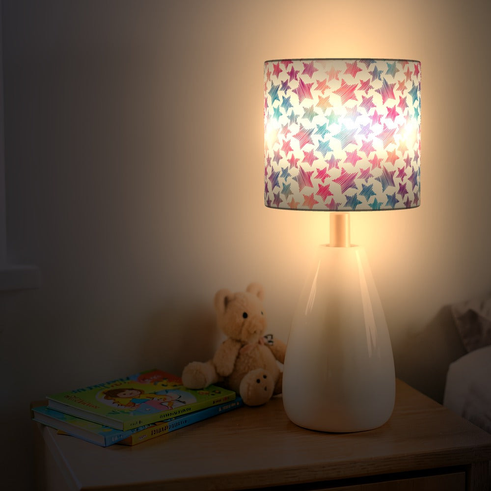 Multicolor Star Pattern lampshade