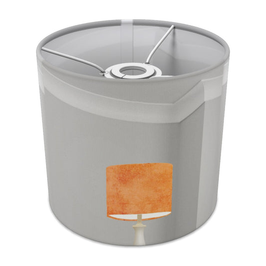 Rustic Orange Textured Pattern lampshade - 20cm Ceiling