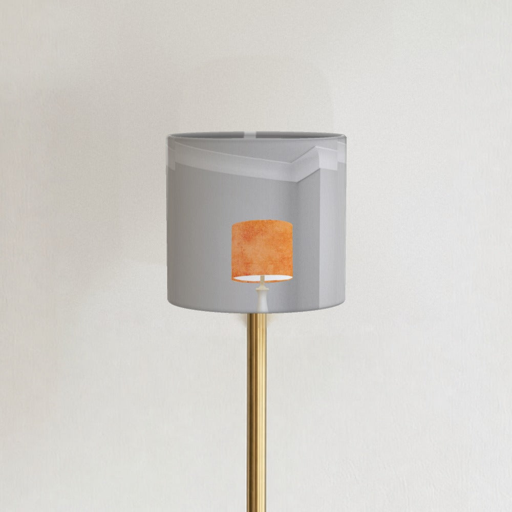 Rustic Orange Textured Pattern lampshade