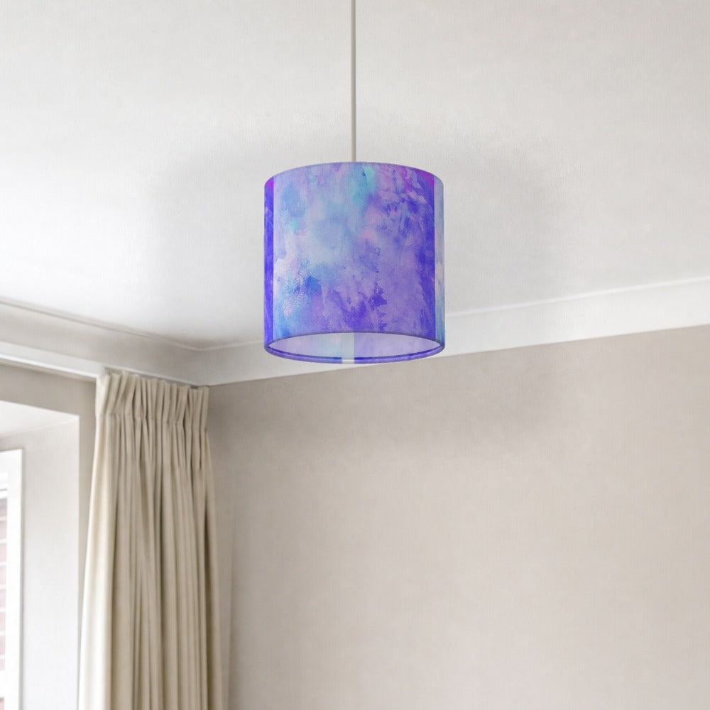 Purple Watercolor Sky lampshade