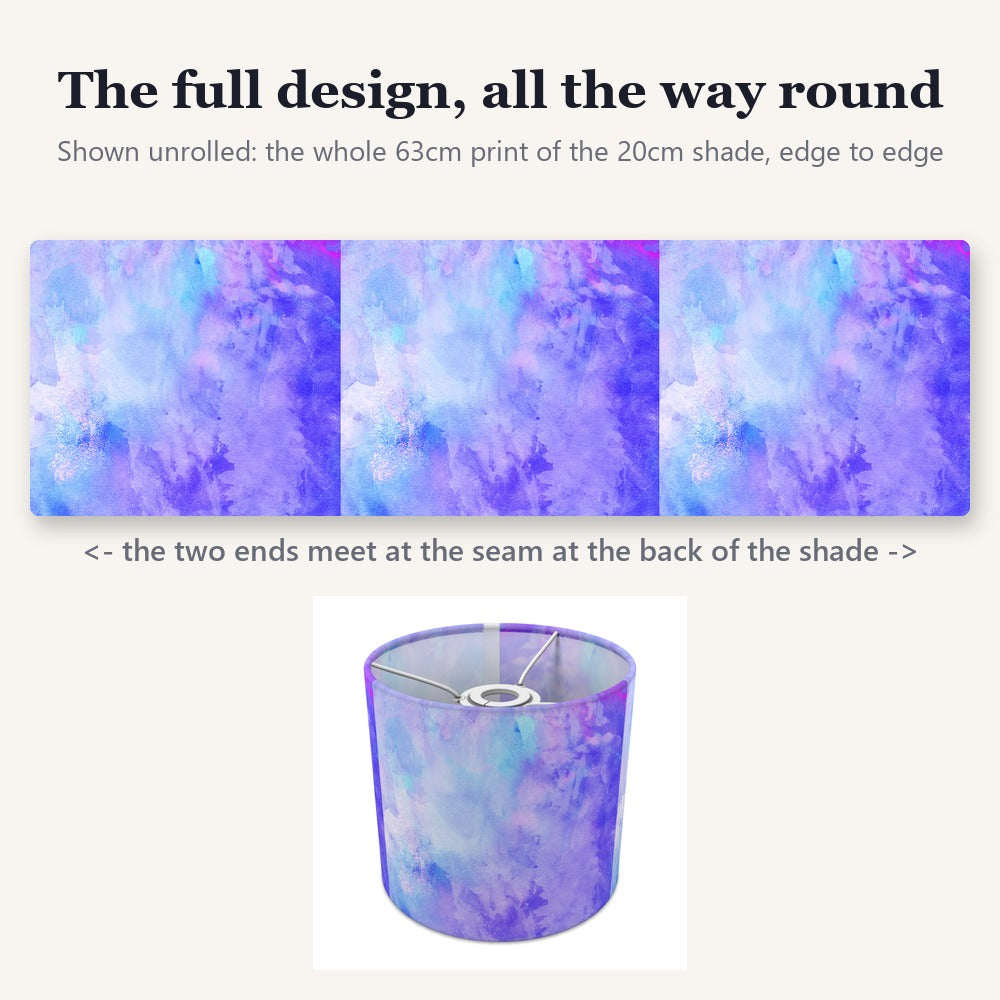 Purple Watercolor Sky lampshade