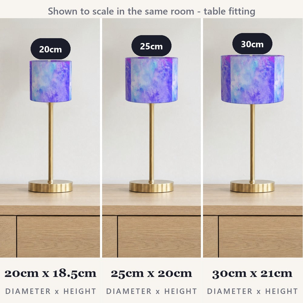 Purple Watercolor Sky lampshade