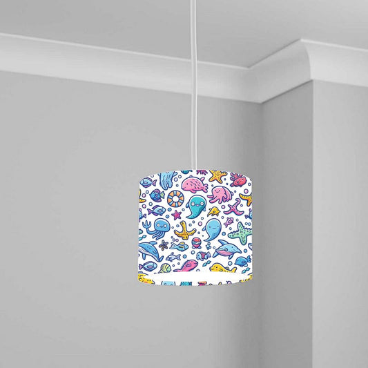 Aquatic Lampshade Kids Bedroom LightShade ver202 20CM X 18.5CM