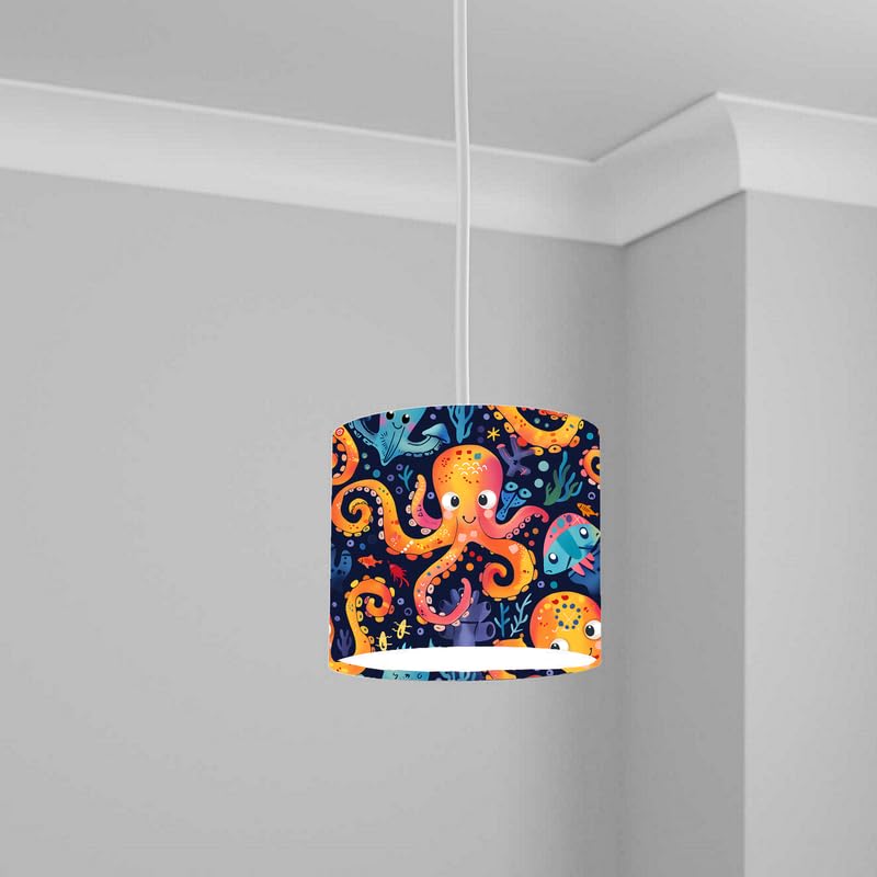 Aquatic Lampshade Kids Bedroom LightShade ver96 20CM X 18.5CM