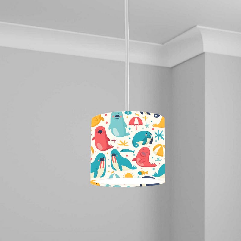 Aquatic Lampshade Kids Bedroom LightShade ver337 20CM X 18.5CM