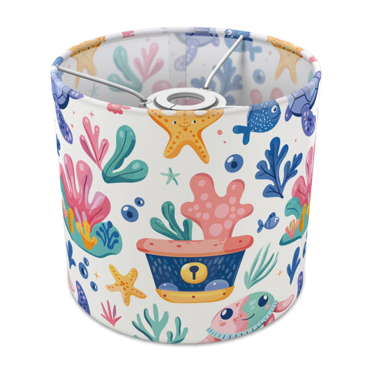 Colourful Coral and Starfish lampshade - 20cm Ceiling