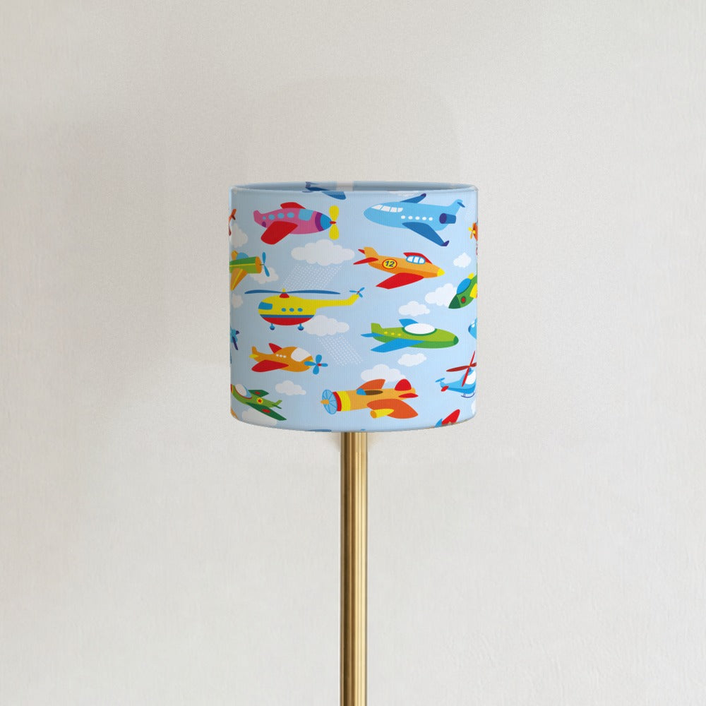 Colorful Helicopter and Airplane Sky lampshade