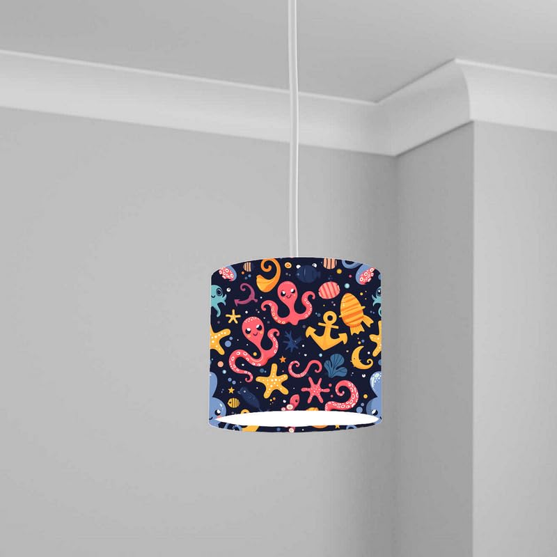 Aquatic Lampshade Kids Bedroom LightShade ver99 20CM X 18.5CM